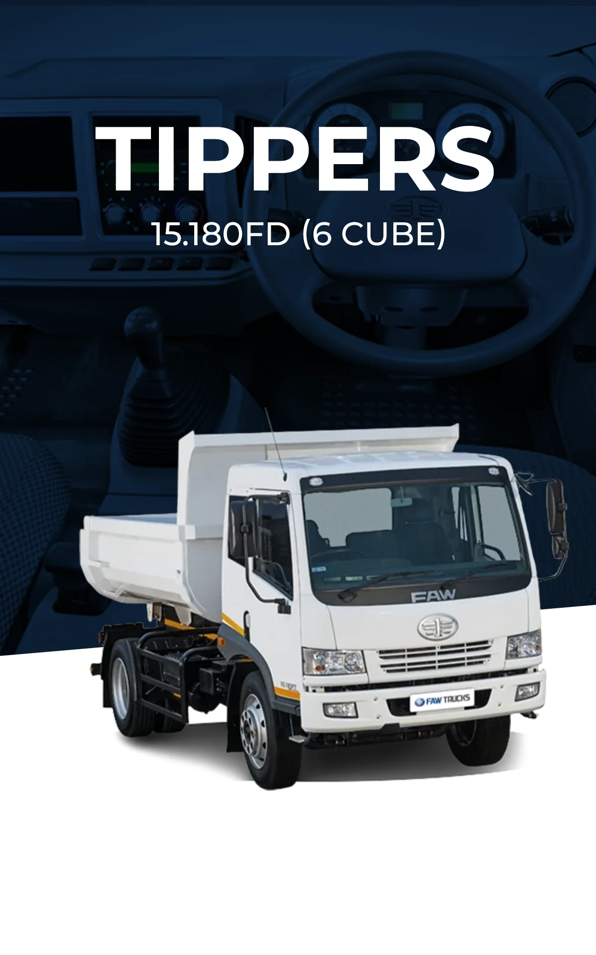 Myride Commercial Tippers 15.180FD (6 Cube) banner